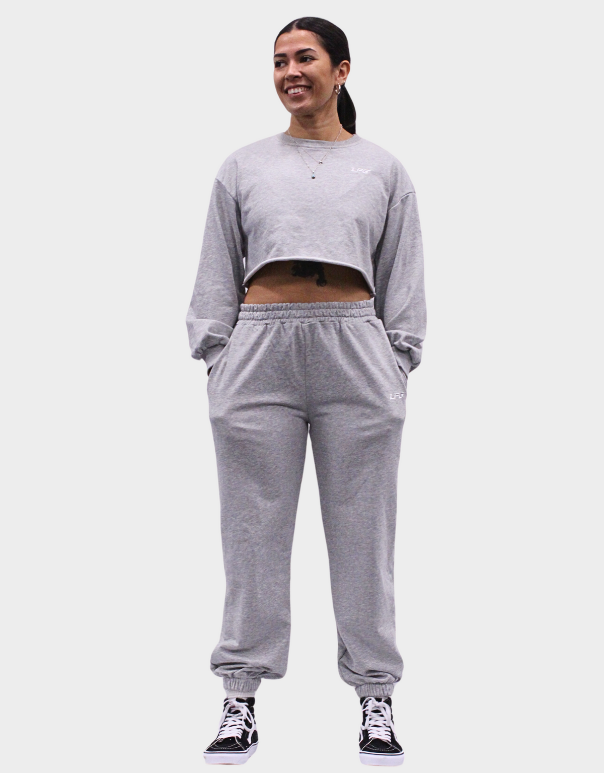 Crop Jumper Set