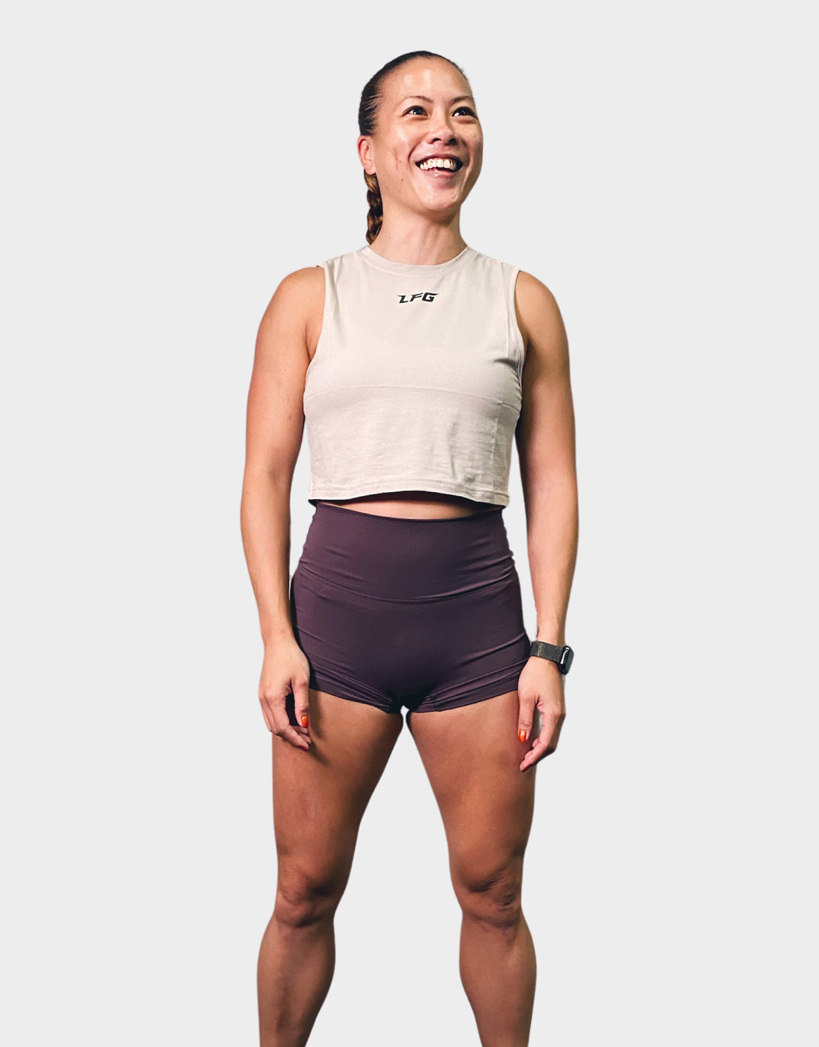 Women's Cropped Muscle Tank