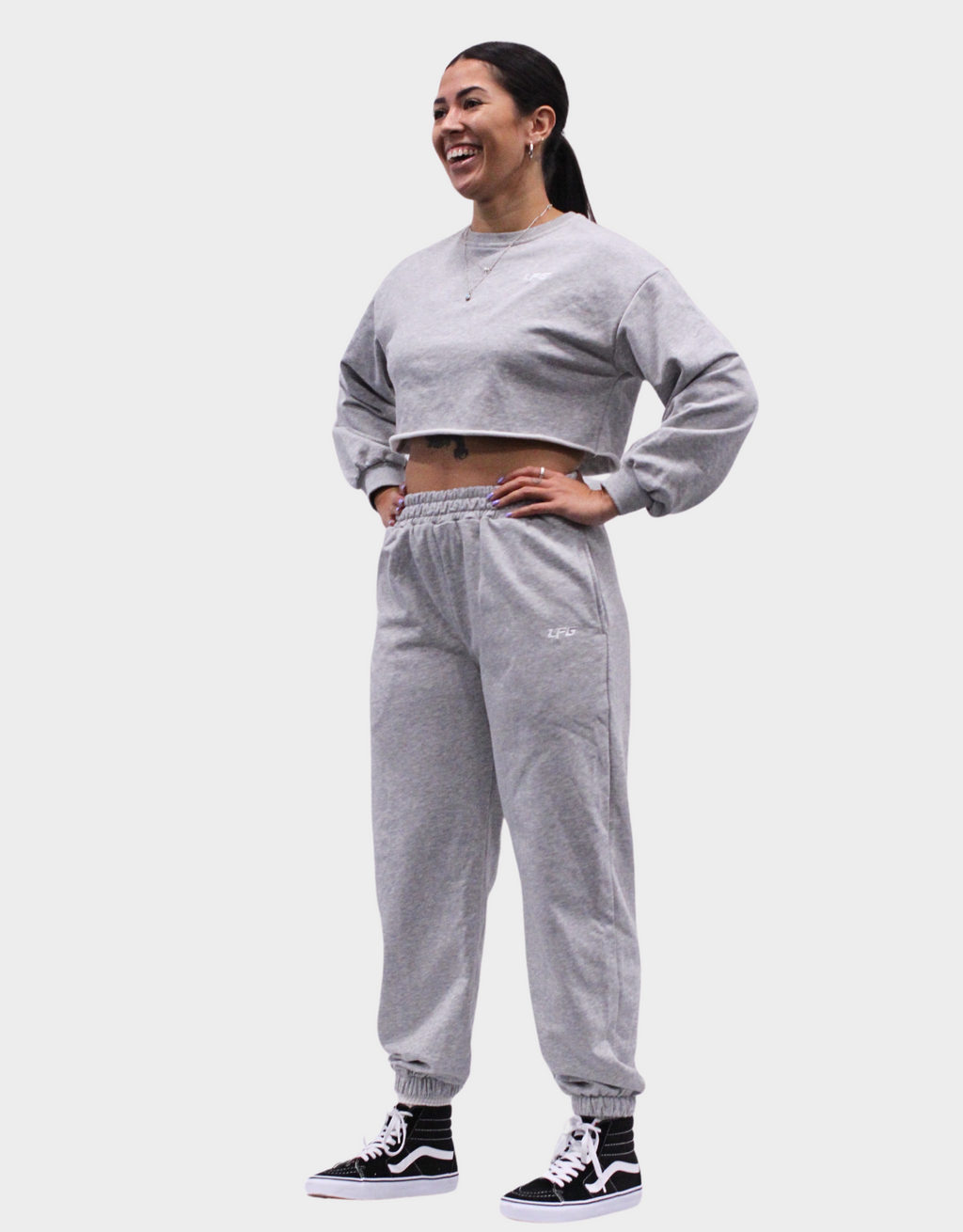 Crop Jumper Set