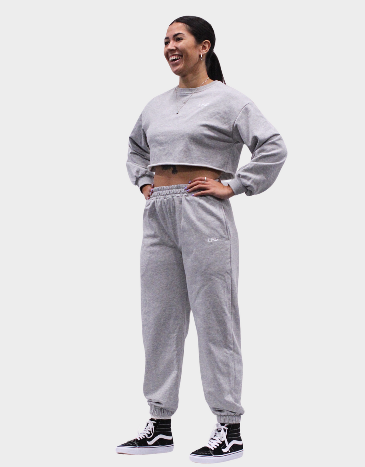 Crop Jumper Set